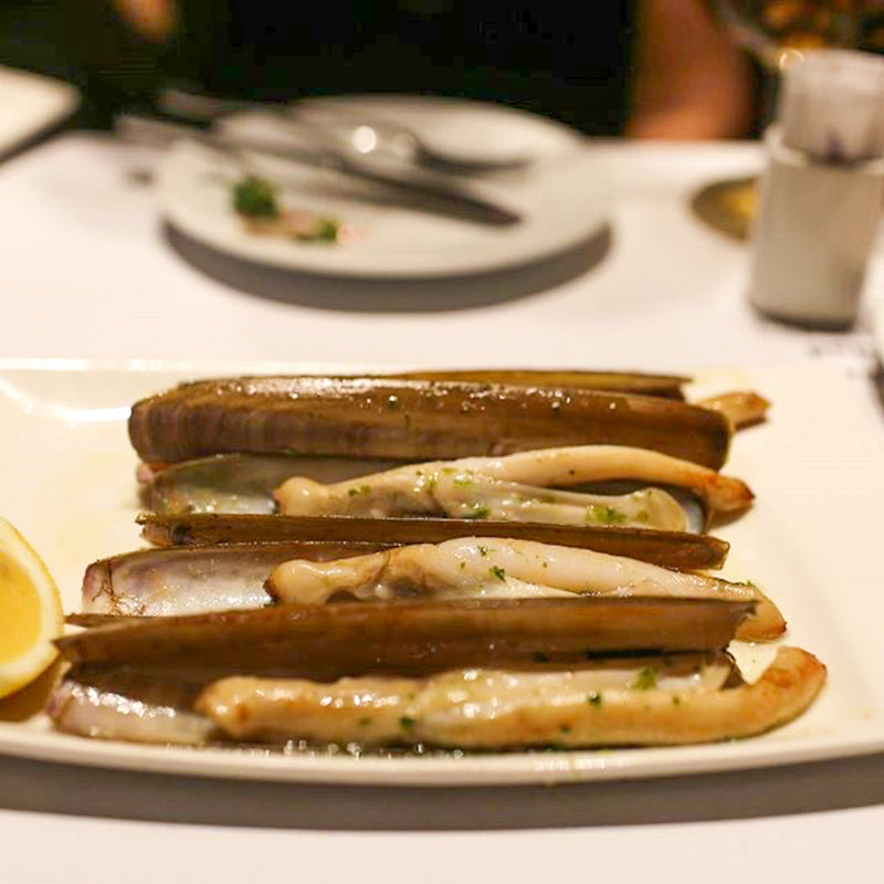 Live Razor Clams - Boston